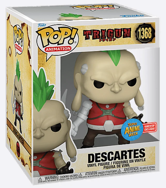 Figurka Funko POP Trigun S1 Descartes 1368 GameStop exclusive