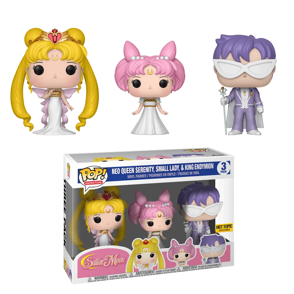 Funko POP! Sailor Moon W2 - 3 Pack -QueenSerenity&fam (Exclusive) *Na zamówienie