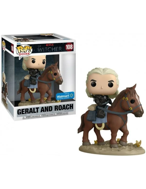 Figurka Funko POP! Ride Deluxe The Witcher Geralt And Roach Walmart #108 *Na zamówienie