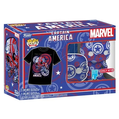 Figurka Funko POP! Tees Captain America [ & Tee] (Target) *Na zamówienie