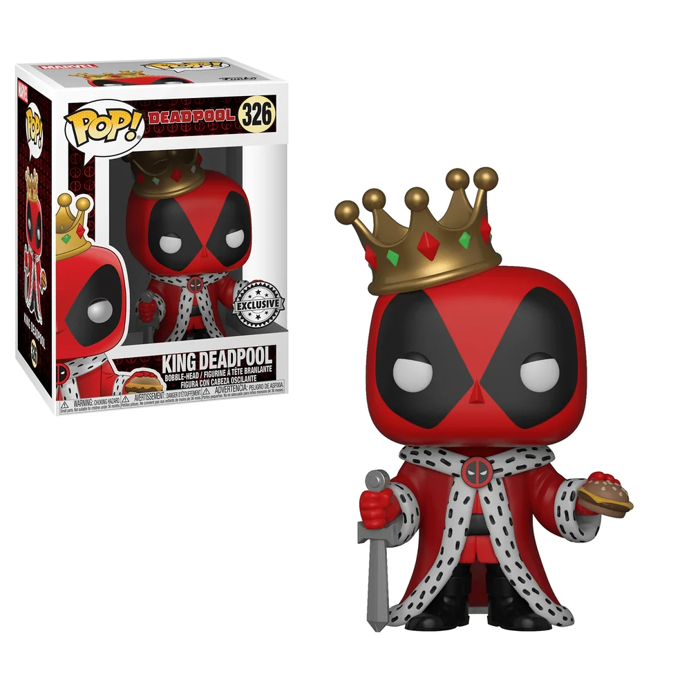 Funko POP! Marvel Deadpool Playtime - Deadpool King 326 (Exclusive) *Na zamówienie