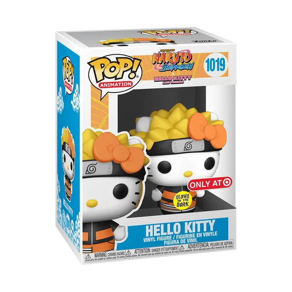 Funko POP! Sanrio Animation: SAN/Naruto- Hello Kitty(GW) 1019 (Glow) *Na zamówienie