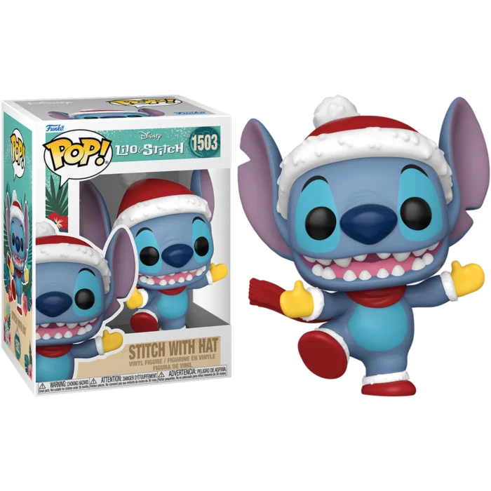 Figurka Funko POP Lilo & Stitch: Holiday - Stitch with Santa Hat 1503