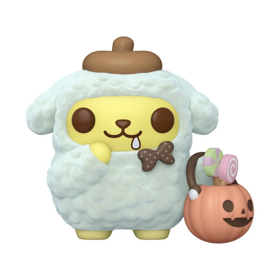 Funko Pop! Sanrio - Pompompurin Halloween Flocked 95 Special Edition Flocked
