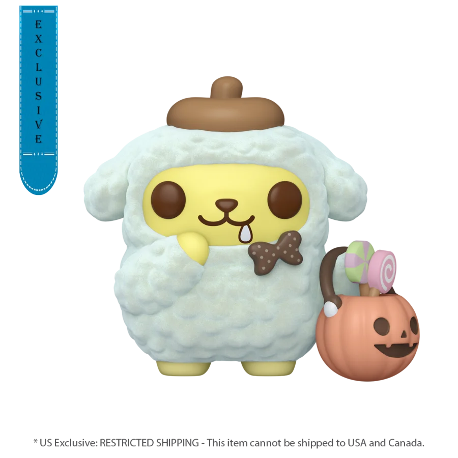 Funko Pop! Sanrio - Pompompurin Halloween Flocked 95 Special Edition Flocked