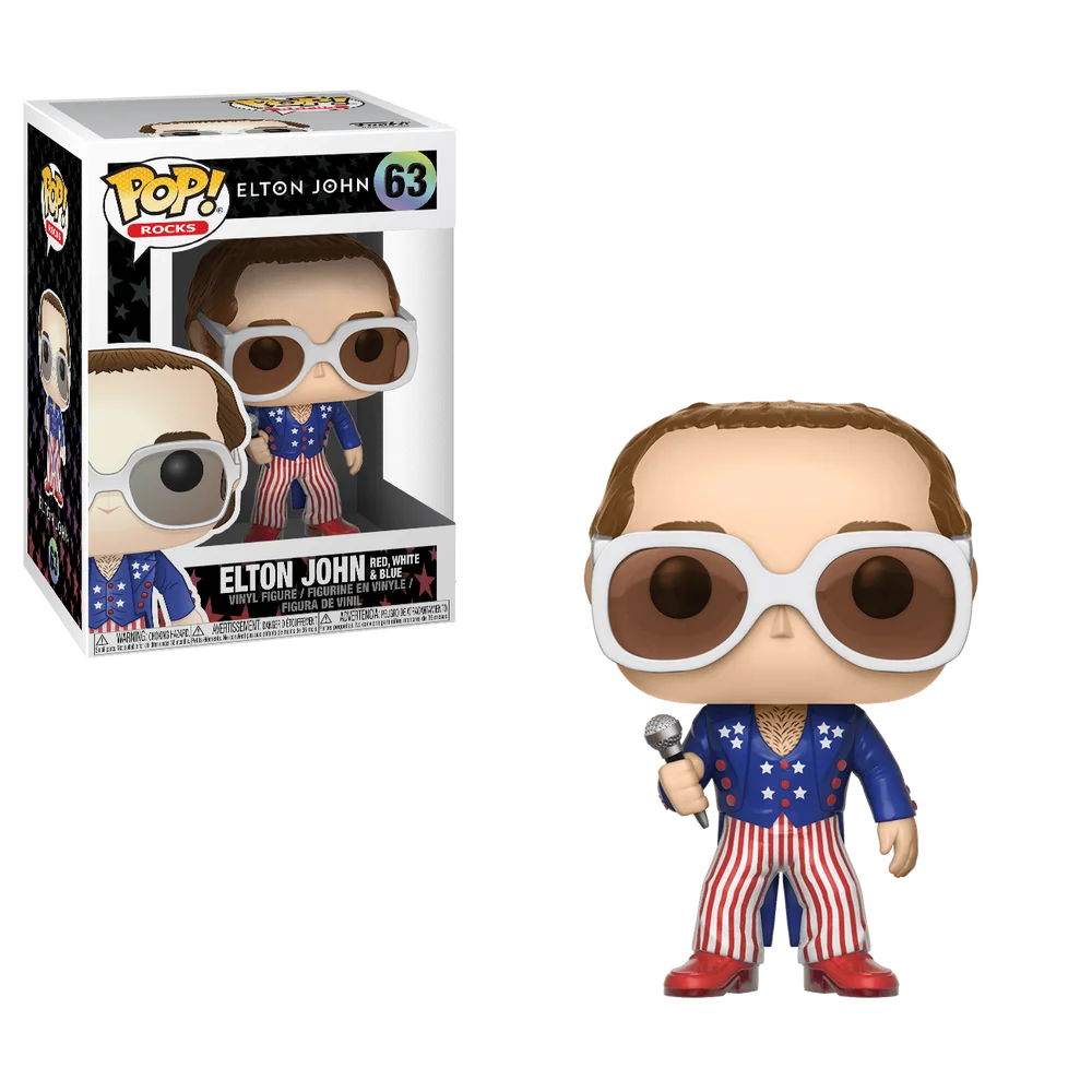 Funko POP! Elton John RED WHITE BLUE 63 *Na zamówienie