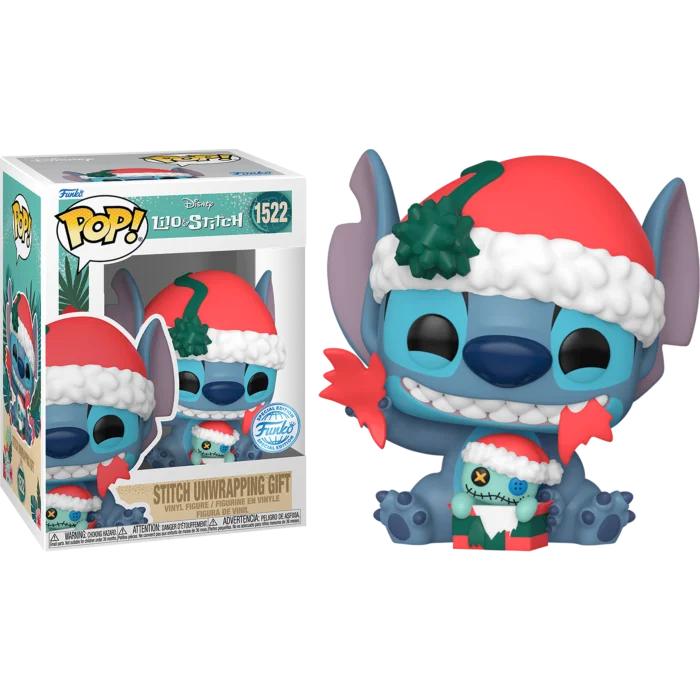 Figurka Funko POP Lilo & Stitch - Stitch Unwrapping Gift (Holiday) 1522 Special Edition