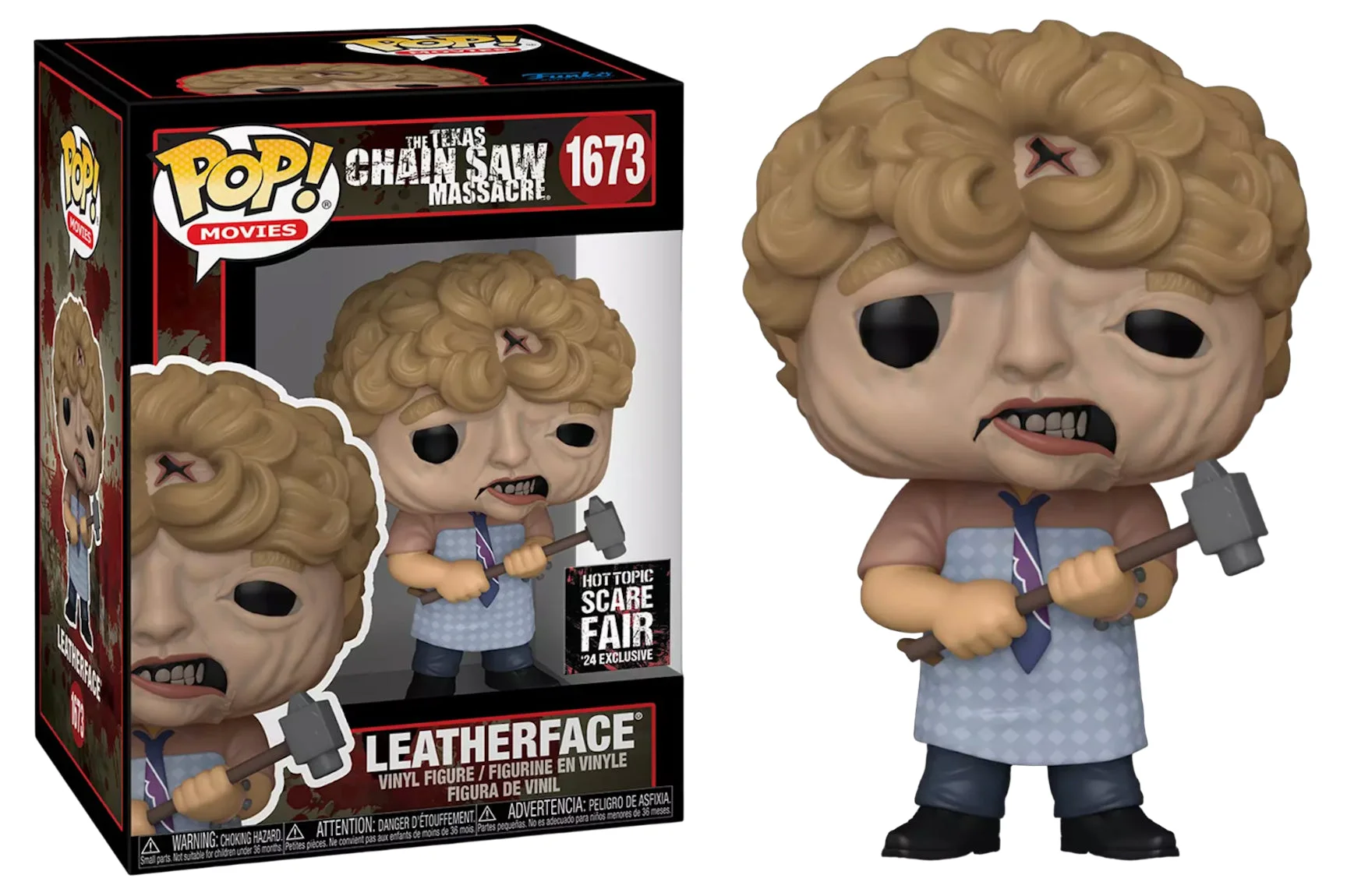 Figurka Funko Pop! Movies: The Texas Chainsaw Massacre - Leatherface (2024 Hot Topic Scare Fair) #1673* Na zamówienie
