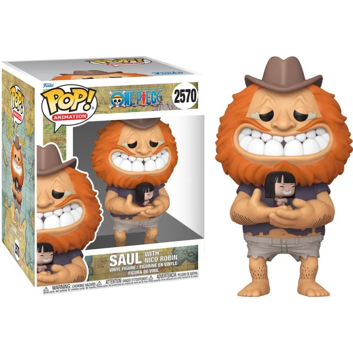 Funko POP! One Piece - Saul with Nico Robin Super Sized 6" Special Edition #2570