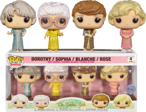 Figurka Funko POP The Golden Girls: Dorothy, Sophia, Blanche, Rose 4 pack Exclusive
