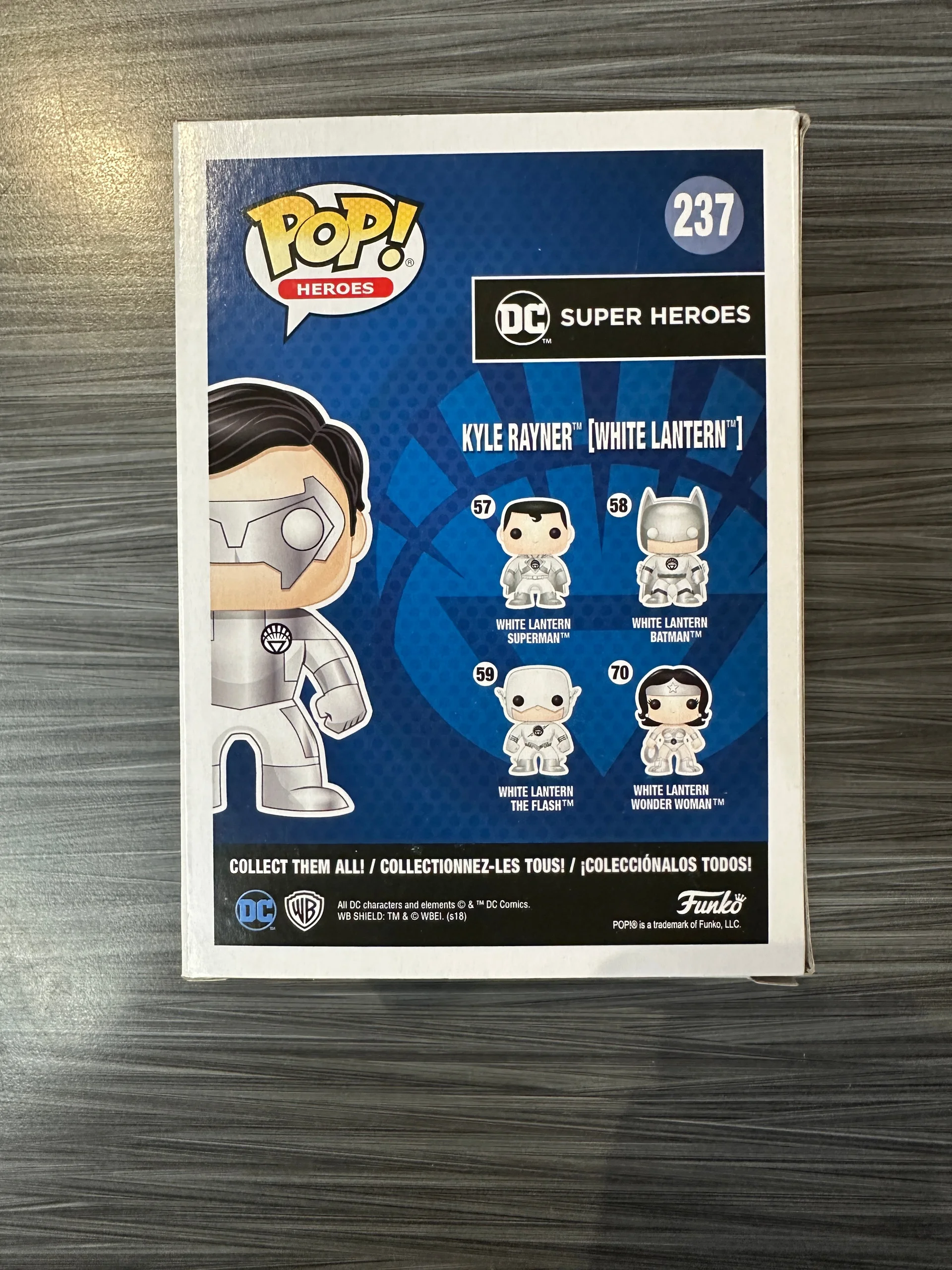 Figurka Funko POP! Heroes Super Heroes - Kyle Rayner White Lantern Glow (Fugitive Toys) Special Edition #237 *Na zamówienie – zdjęcie 4