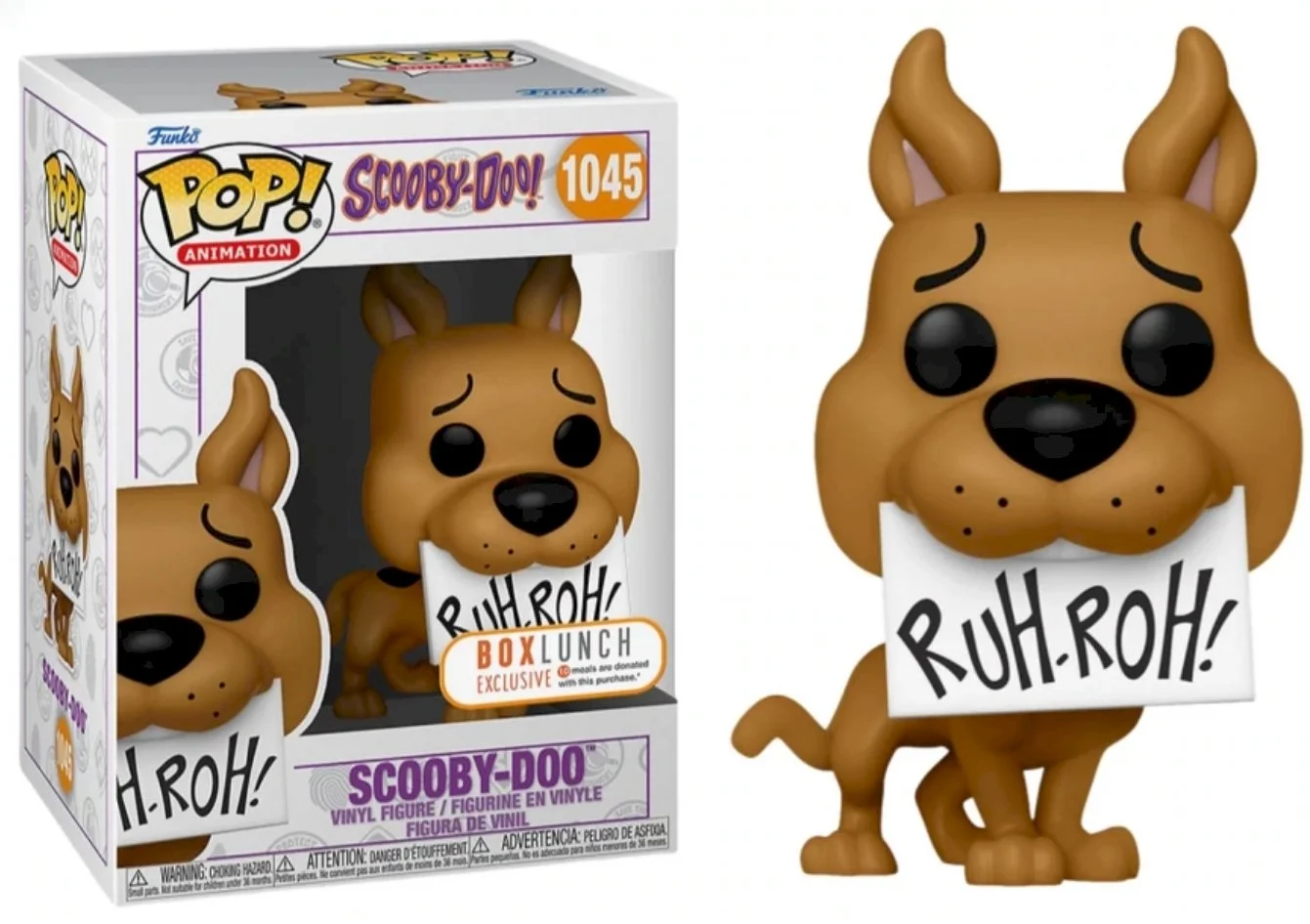 Figurka Funko pop Scooby-Doo with Sign 1045 BoxLunch Exc *Na zamówienie