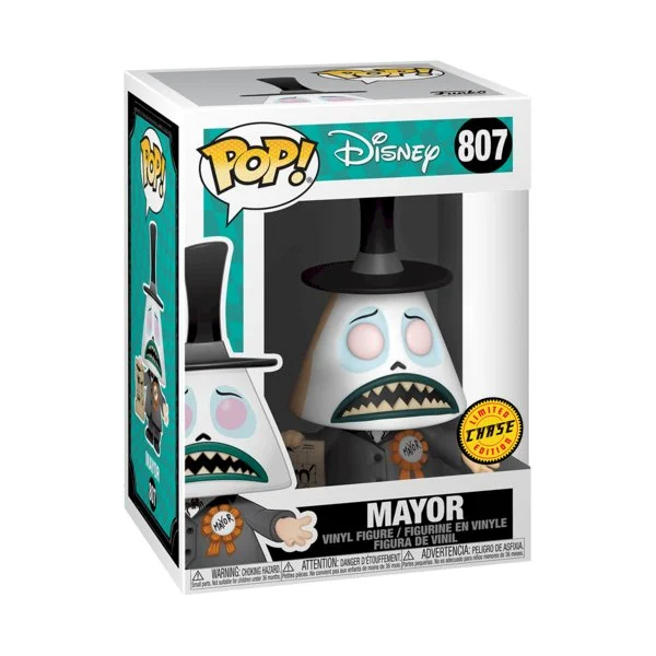 Figurka Disney: The Nightmare Before Christmas Funko POP -Mayor with Megaphone 807 ( chase ) (Malutkie uszkodzenie pudełka)