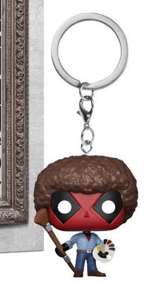 Funko POP! Marvel Bob Ross Deadpool Keychain (Exclusive) *Na zamówienie