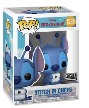 Figurka Funko POP! Lilo & Stitch  Stitch in cuffs 1235 FYE Exclusive Uszkodzony box