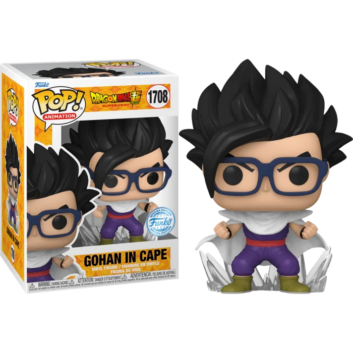 Figurka Funko POP! Dragon Ball Super: Super Hero - Gohan in Cape 1708 Special Edition