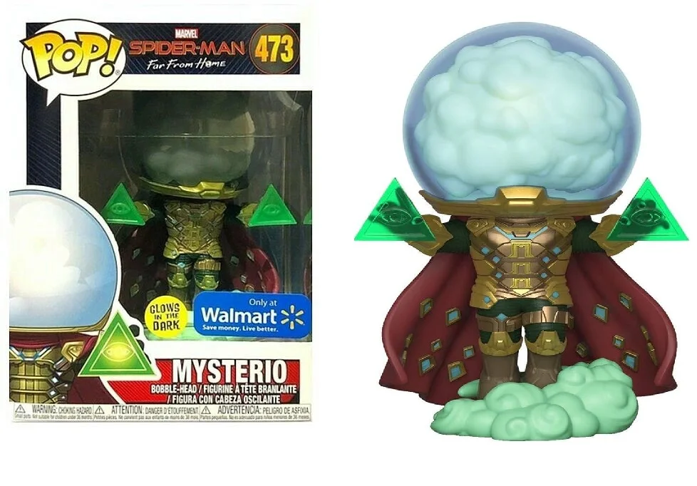 Figurka Funko POP! Spider-man Mysterio Glow Walmart #473 *Na zamówienie