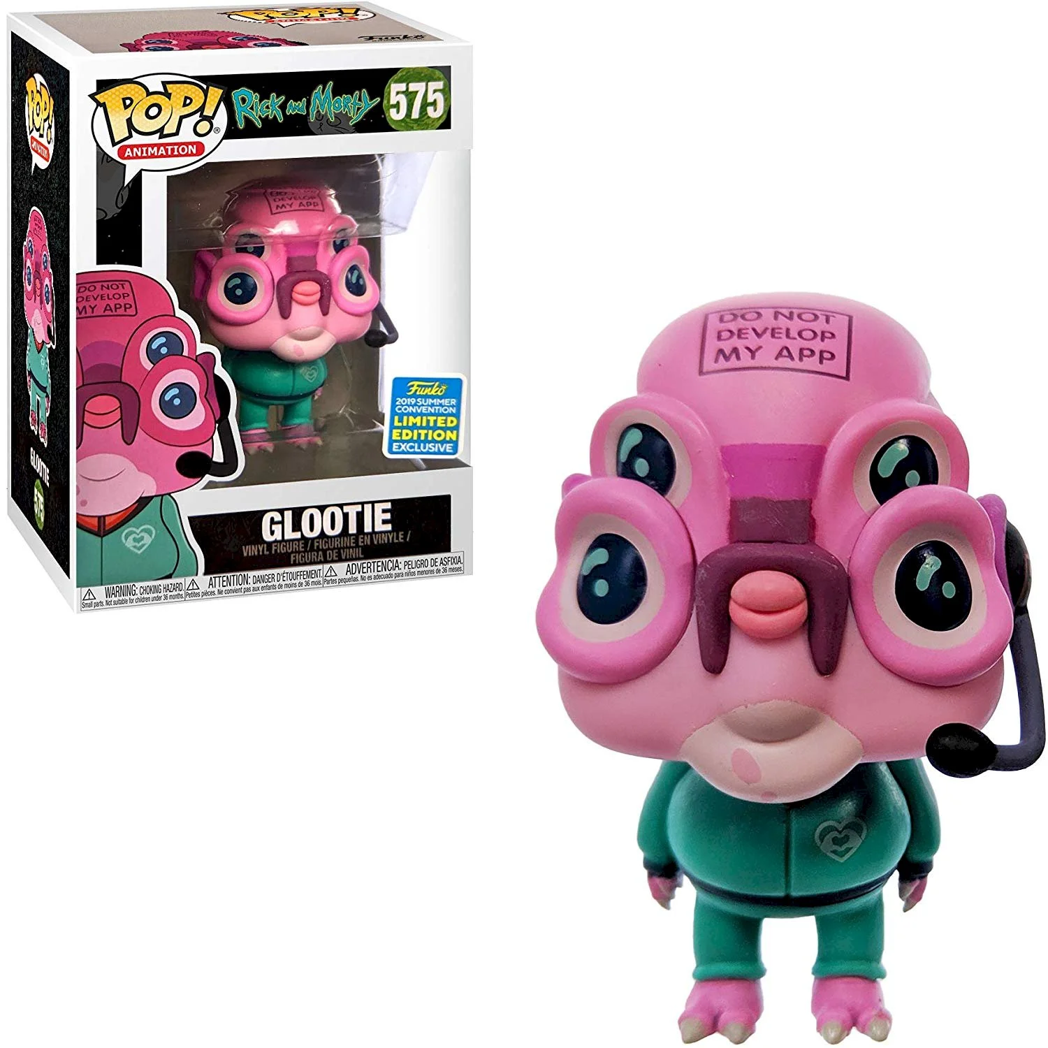 Figurka Rick and Morty Funko POP Glootie 575