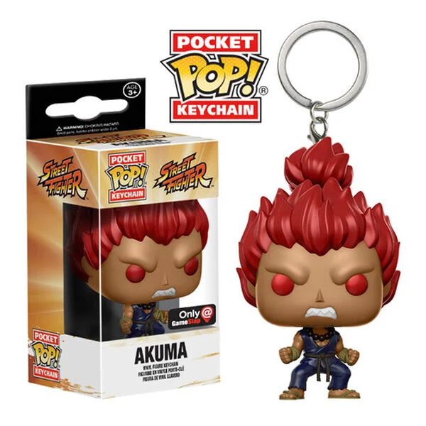 Funko POP! Street Fighter GSB-Fighter Box - Pop Keychain - Akuma 203 *Na zamówienie