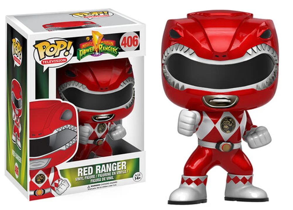Funko POP! Power Rangers Red Ranger (Punching) 406 (Metallic) *Na zamówienie