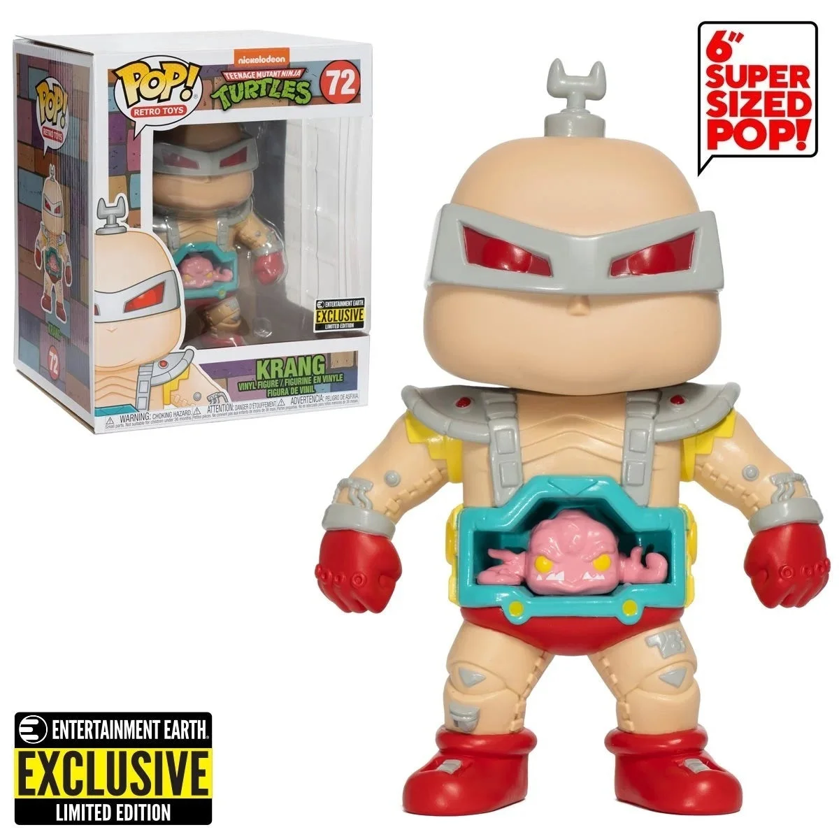 Figurka Funko POP! Retro Toys Teenage Mutant Ninja Turtles - Krang (Entertainment Earth) #72 *Na zamówienie