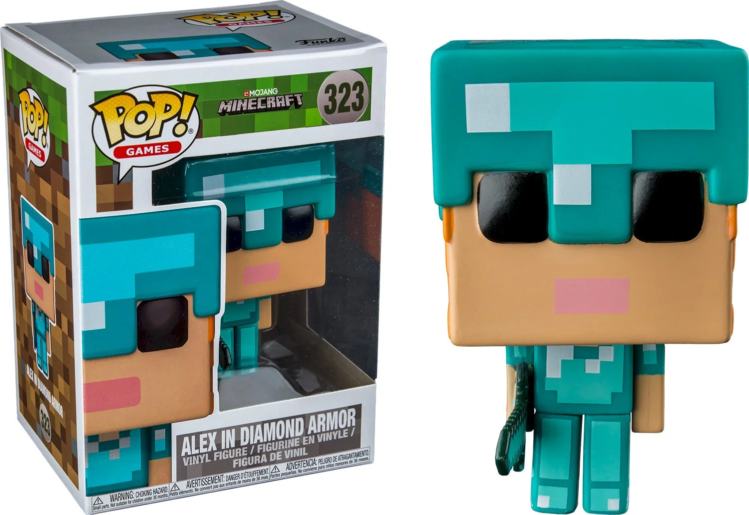 Figurka Minecraft Funko POP Alex with Diamond Armor 323 *Na zamówienie