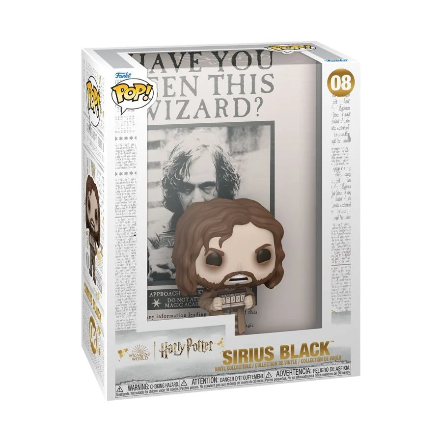 Funko POP Harry Potter Wanted Poster with Sirius Black #08 Cover
