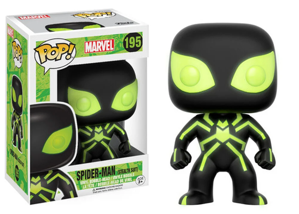 Funko POP! Marvel Stealth Spiderman (BKGWRD) 195 (Exclusive) *Na zamówienie