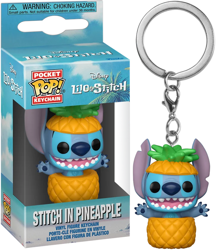 Figurka Funko POP! Lilo & Stitch - Stitch in Pineapple Pocket Pop! Keychain