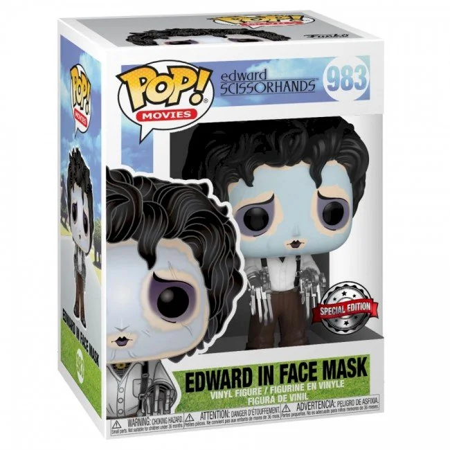 Figurka Edward Scissorhands Funko POP Edward Purple Mask 983 Exc *Na zamówienie