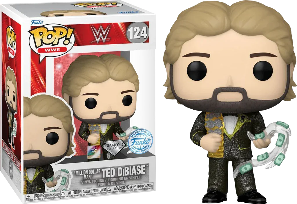 Figurka Funko POP WWE: Ted DiBiase with belt 124 Special Edition Diamond Collection