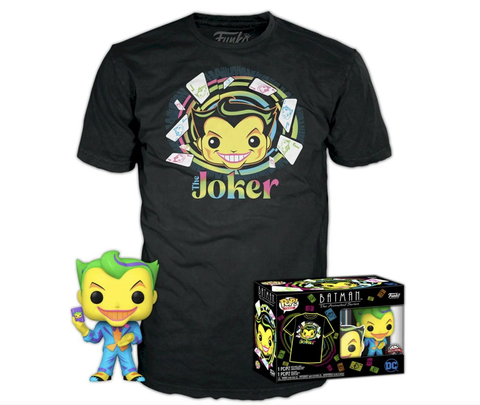 Figurka Funko Pop! Tees: DC - THE JOKER 370 Exclusive + koszulka XL