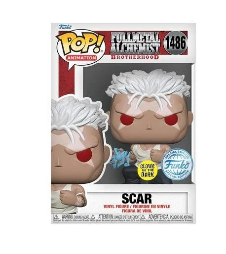 Figurka Funko POP! Fullmetal Alchemist Scar Glow Special Edition #1486 – zdjęcie 2