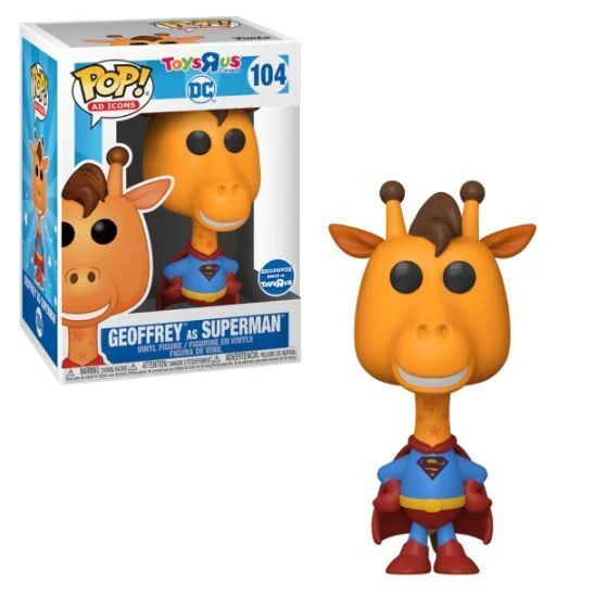Figurka Funko Pop! Ad Icons: Toys R Us Dc - Geoffrey As Superman (Toys R Us) #104* Na zamówienie