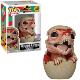Figurka Funko POP! Movies Jurassic Park 30th Anniversary - Hatching Raptor (2023 Summer Convention) Special Edition #1442 *Na zamówienie
