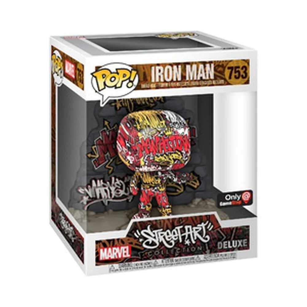 Funko POP! Marvel Deluxe:Marvel-Iron Man(GraffitiDECO) 753 (Exclusive) *Na zamówienie