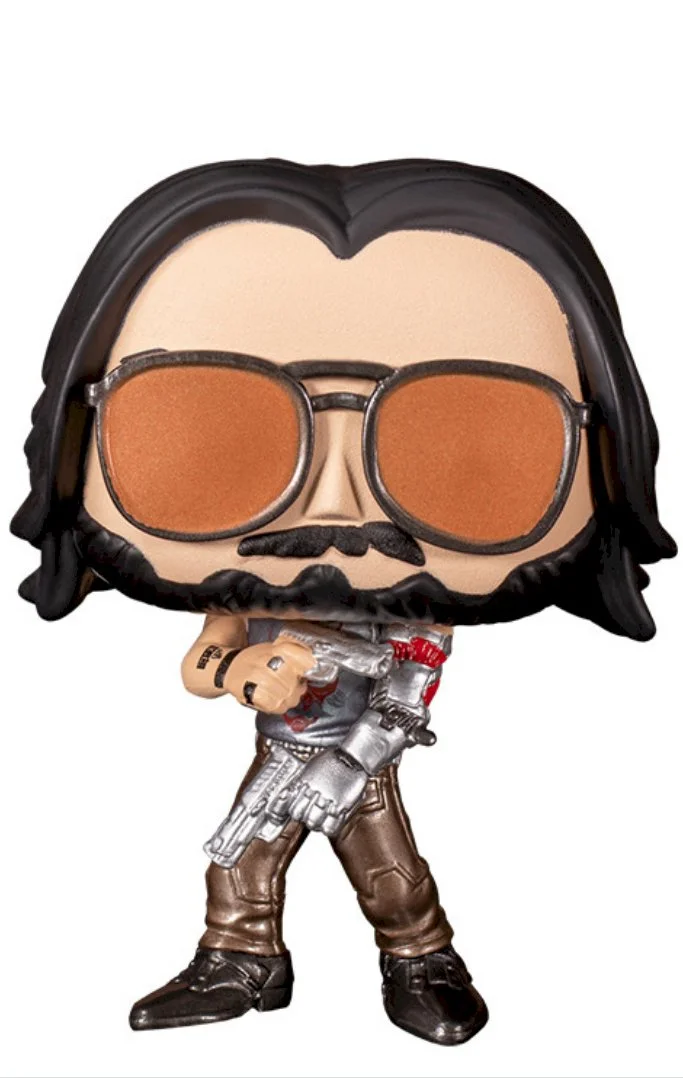 Figurka Funko POP Cyberpunk 2077: Johnny Silverhand 592 Glow Exclusive *Na zamówienie – zdjęcie 3