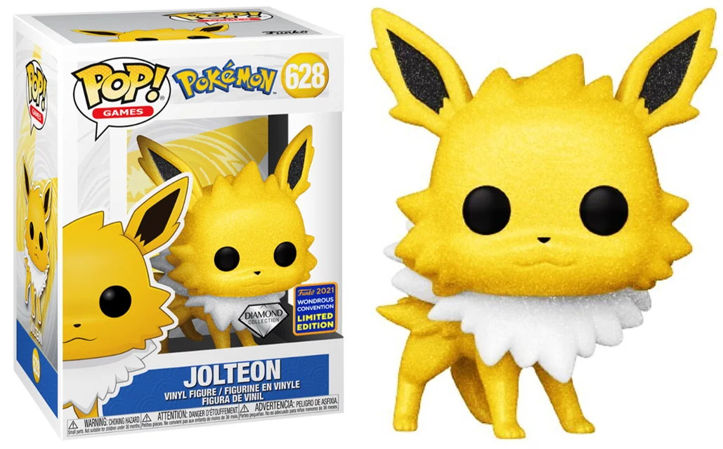 Figurka Funko POP! Games Pokemon - Jolteon (Diamond)(2021 Wonderous Convention) Target #628 *Na zamówienie