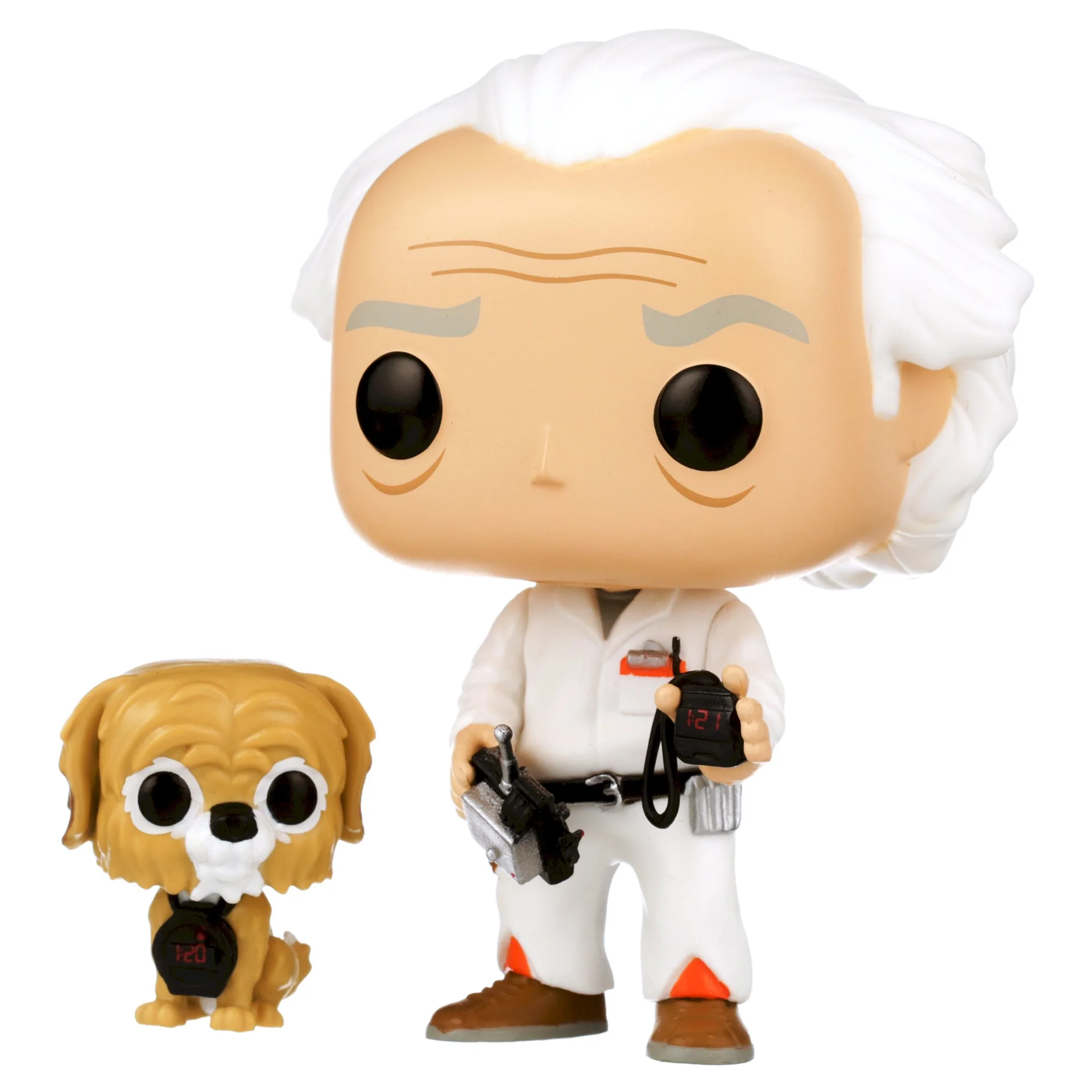 Figurka Funko POP Back To The Future: Doc with Einstein 972 Walmart Exc *Na zamówienie – zdjęcie 3