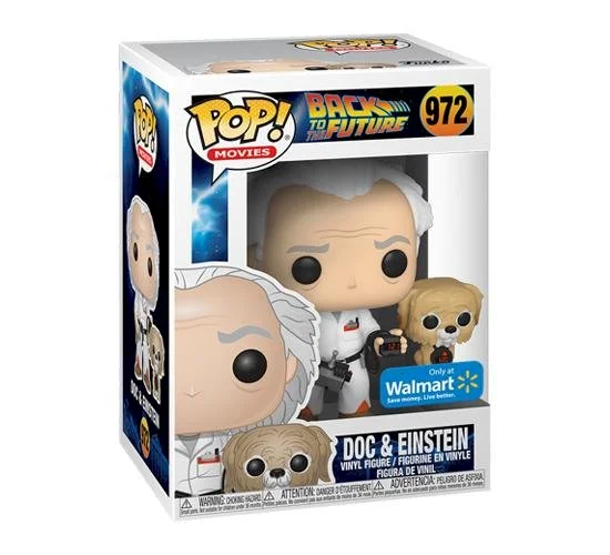 Figurka Funko POP Back To The Future: Doc with Einstein 972 Walmart Exc *Na zamówienie