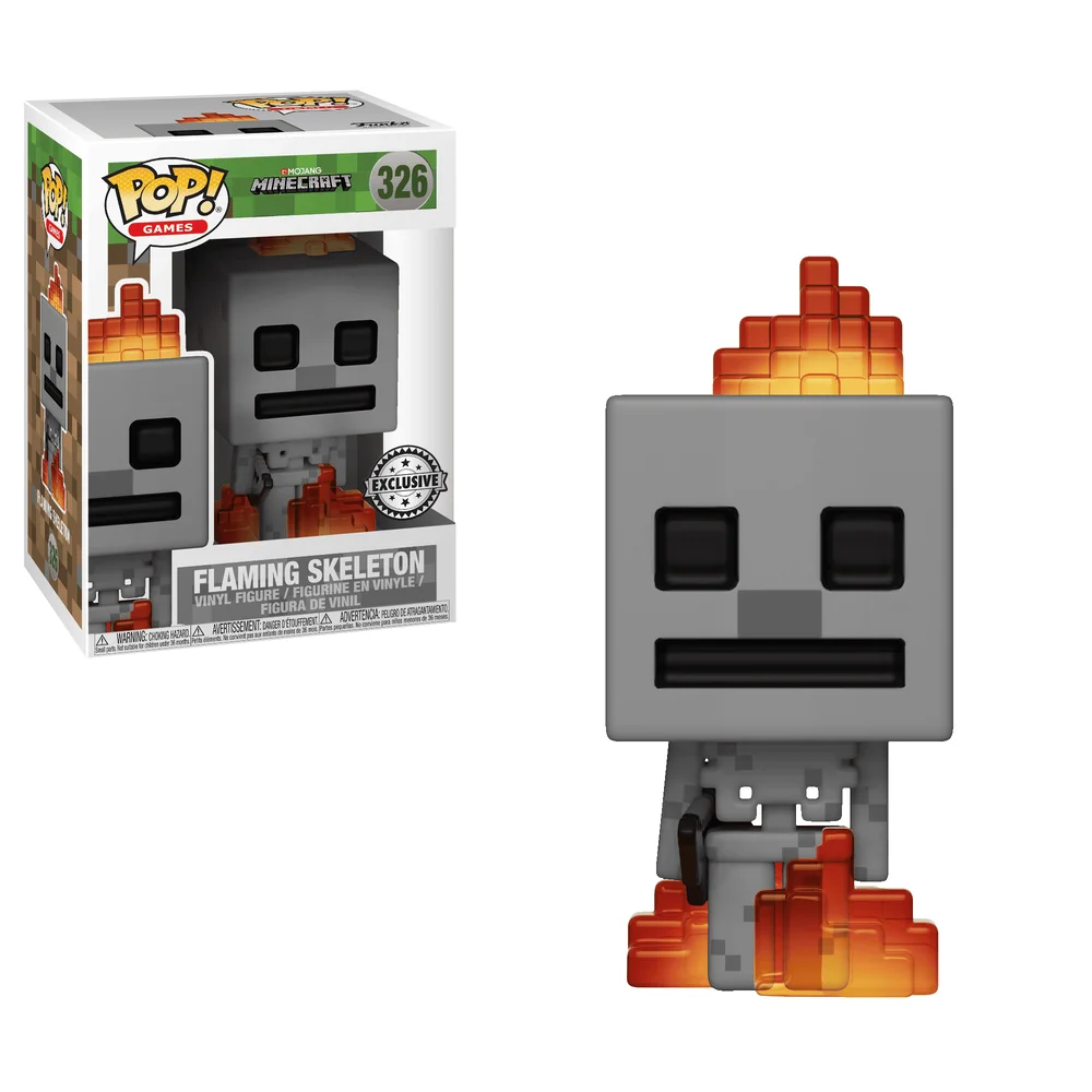 Funko POP! Minecraft Skeleton w/ Fire 326 (Exclusive) *Na zamówienie