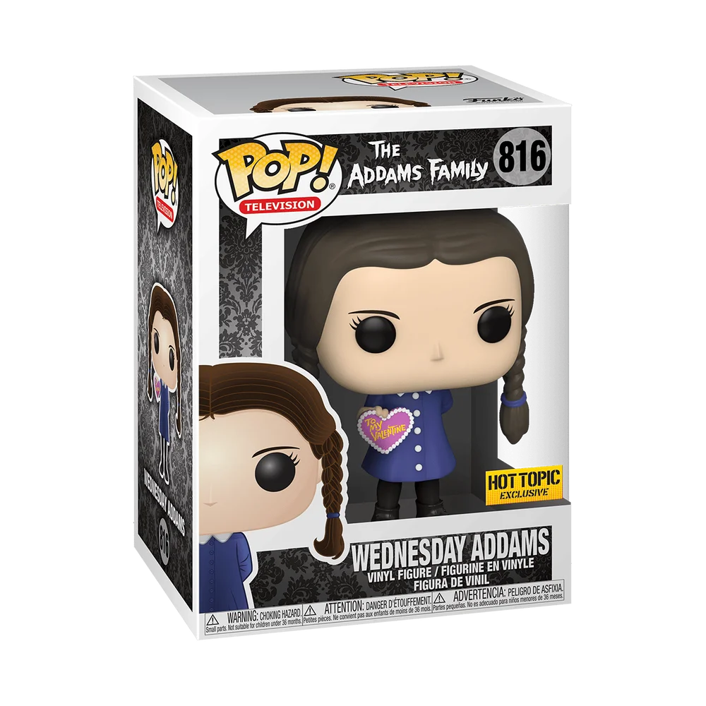 Funko POP! The Addams Family TV: Addams Family- Wednesday w/ Valentines Hearts 816 (Exclusive) *Na zamówienie
