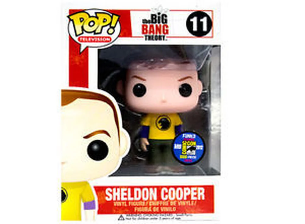 Funko POP! Big Bang Theory sPOP Television (VINYL): Sheldon Yellow Hawkman Shi 11 *Na zamówienie