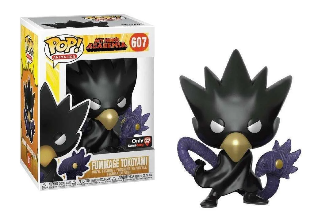 Figurka Funko POP! Animation: My Hero Academia - Fumikage Tokoyami [Metallic](GameStop) #607 *Na zamówienie