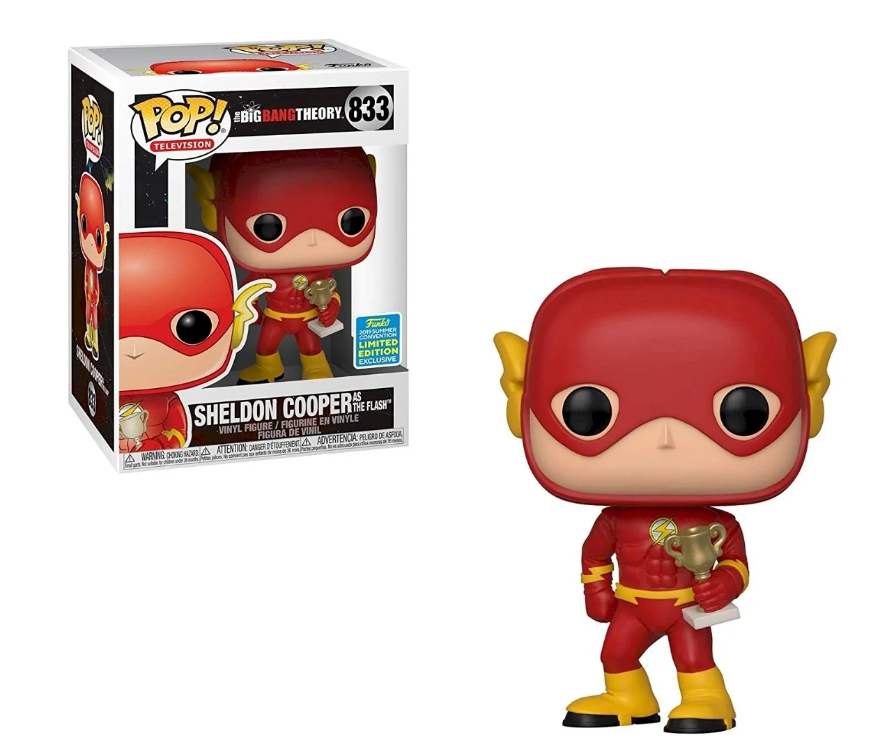 Figurka Funko POP Teoria Wielkiego Podrywu: Sheldon Cooper As The Flash 833 Exc *Na zamówienie