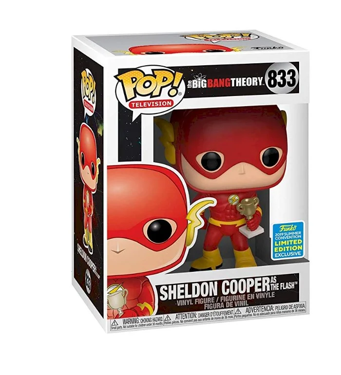 Figurka Funko POP Teoria Wielkiego Podrywu: Sheldon Cooper As The Flash 833 Exc *Na zamówienie – zdjęcie 3