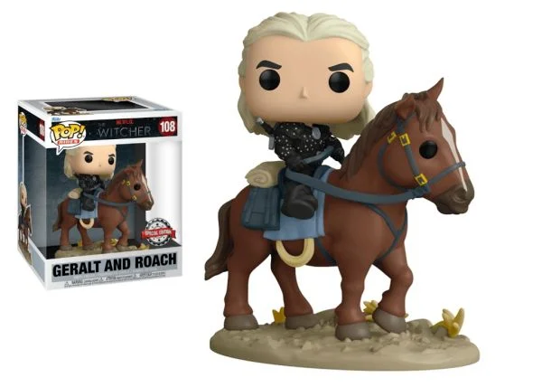 Figurka Funko POP Ride Deluxe The Witcher: Geralt And Roach 108 Special Edition *Na zamówienie