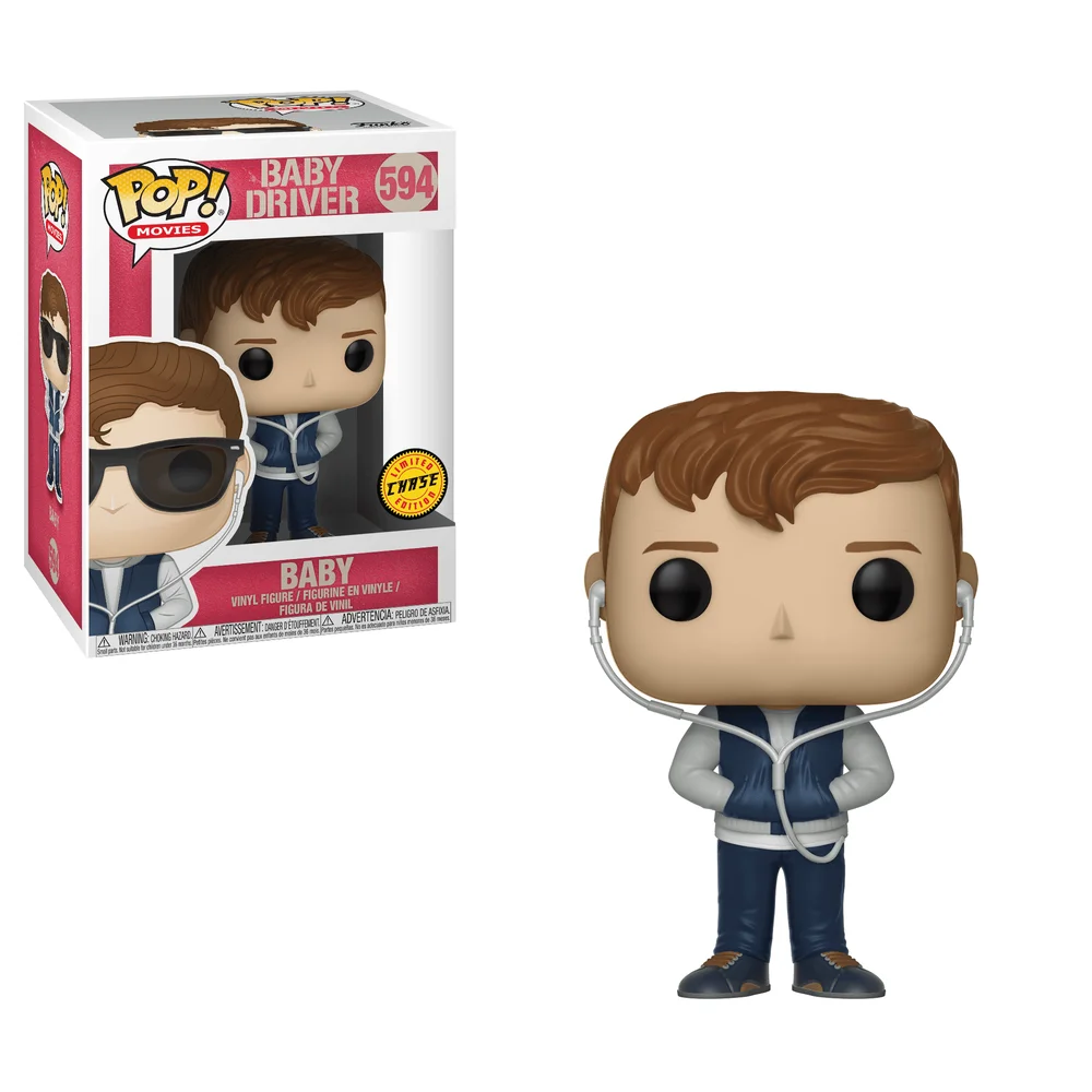 Funko POP! Baby Driver Movies - Baby Driver - Baby w/ Chase 594 (Chase) *Na zamówienie