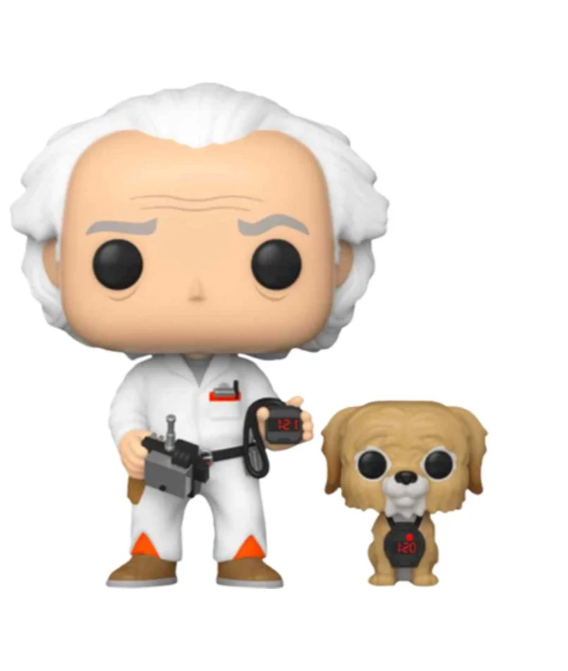 Figurka Funko POP Back To The Future: Doc Emmett Brown with Einstein 972 *Na zamówienie – zdjęcie 2