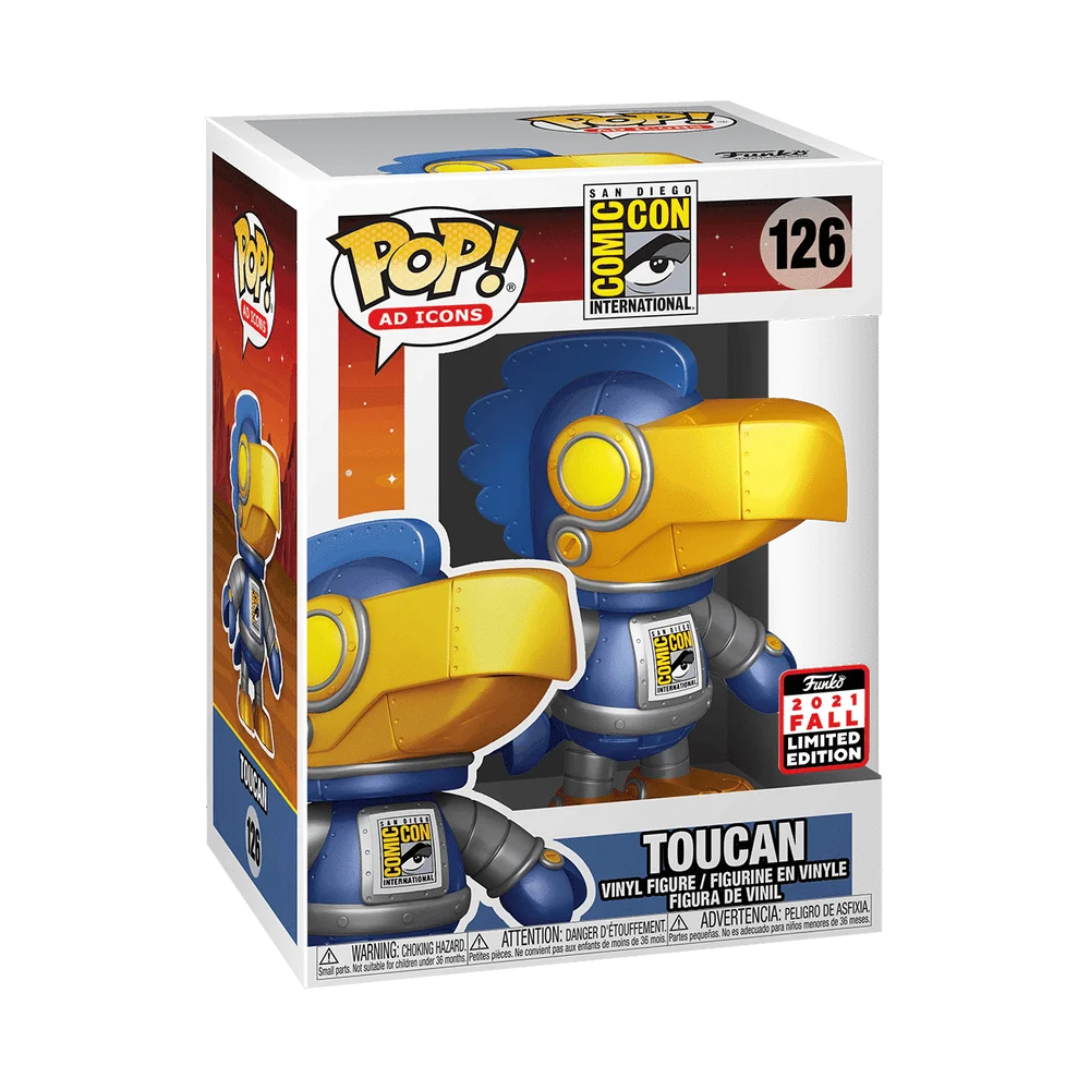 Funko POP! Ad Icons Toucan as Robot (Metallic) - SDCC 126 (SDCC) *Na zamówienie